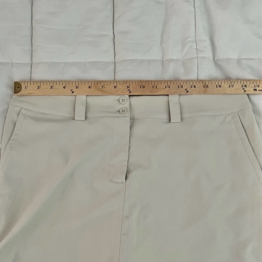 Nike Golf Women's Tour Performance Cream Skort Size 12 - Picture 9 of 11